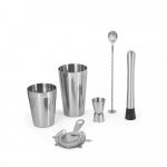 BRAMBLE. 6-piece stainless steel cocktail set - Silver