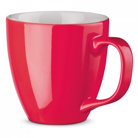 PANTHONY. Porcelanowy kubek z hydroglazurą o pojemności 450 ml - R&oacute;żowy