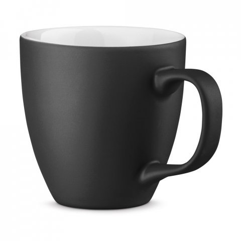 PANTHONY MAT. Cana de portelan 450 mL - Negru