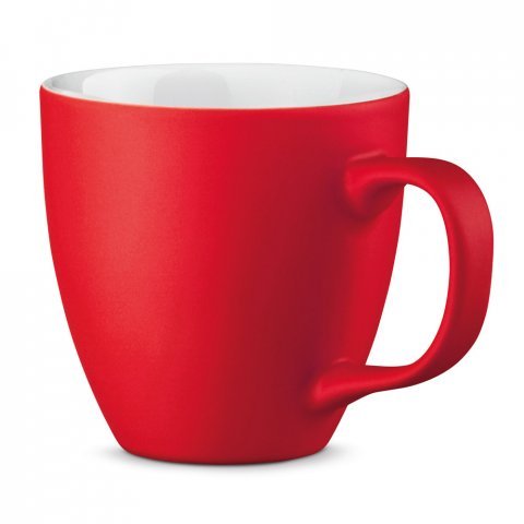PANTHONY MAT. Cana de portelan 450 mL - Roșu