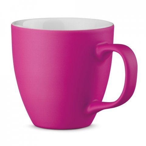 PANTHONY MAT. Cana de portelan 450 mL - Roz &icirc;nchis
