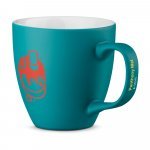 PANTHONY MAT. Cana de portelan 450 mL - Albastru turcoaz