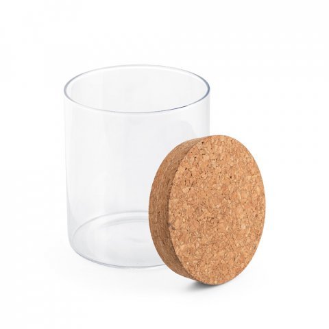 SPICE 700. Borosilikatlasflaska med korklock 700 ml - Naturf&auml;rg