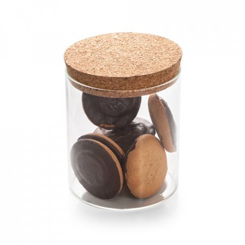 SPICE 700. Borosilikatlasflaska med korklock 700 ml - Naturf&auml;rg
