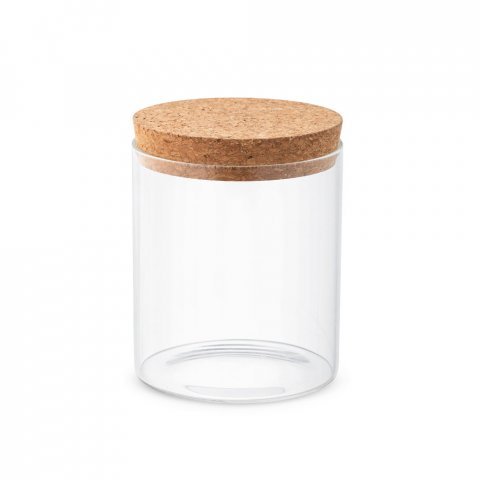 SPICE 700. Borosilikatlasflaska med korklock 700 ml - Naturf&auml;rg