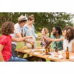 HOLZ. D&eacute;capsuleur en m&eacute;tal et bois