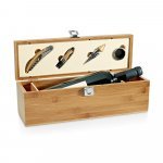 SYRAH. Vinski set od bambusa, ABS i nerđajućeg čelika - Natural