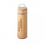 SOW. Borraccia termica in bamb&ugrave; e acciaio inox 440 mL - Naturale