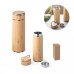 SOW. Borraccia termica in bamb&ugrave; e acciaio inox 440 mL
