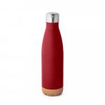 SOLBERG. Borraccia termica in acciaio inox con base in sughero 560 mL - Bordeaux