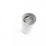 SLIDER. Stainless steel sublimation travel cup 380 mL - White