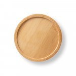 FANGIO. Cană din ceramică cu capac și bază din bambus 220 mL