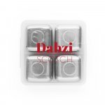 GLACIER. Set di cubi riutilizzabili in acciaio inox - Cromato