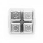 GLACIER. Set di cubi riutilizzabili in acciaio inox - Cromato