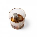 GLACIER. Set di cubi riutilizzabili in acciaio inox - Cromato