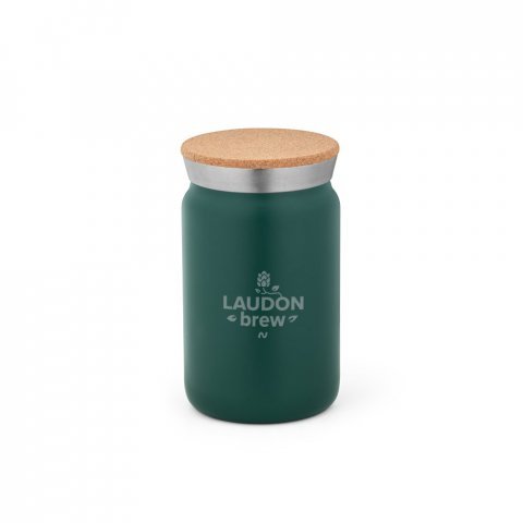 LAVINE 350. 350ml termosflaska i rostfritt st&aring;l - M&ouml;rkgr&ouml;n