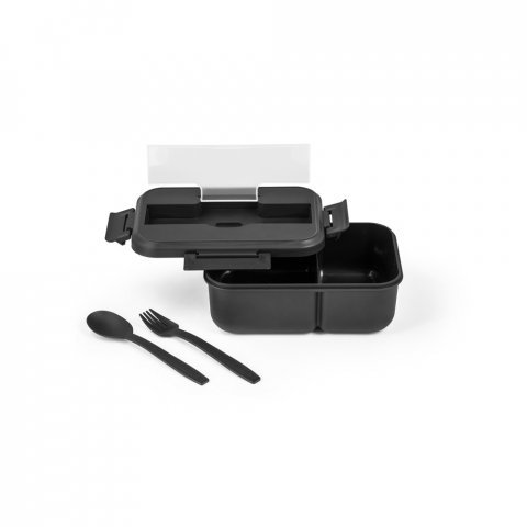 PYRUS. Lounasrasia. 1000 ml:n PP-hermeettinen laatikko - Musta