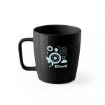 DHONI. Cană din ceramică de 450 ml - Negru
