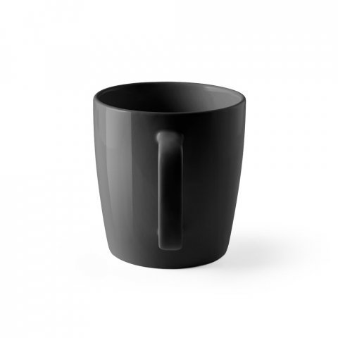 DHONI. Cană din ceramică de 450 ml - Negru