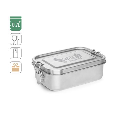 ALLSPICE. Lunch Box. Wytrzymały hermetyczny pojemnik wykonany w ze stali nierdzewnej pochodzącej (90 % recyklingu) 750 mL