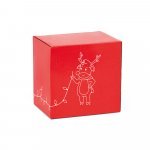 REINDEER. Cană cu design de Crăciun 330 ml - Roșu