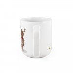 REINDEER. Cană cu design de Crăciun 330 ml - Alb