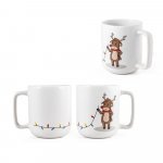 REINDEER. Cană cu design de Crăciun 330 ml