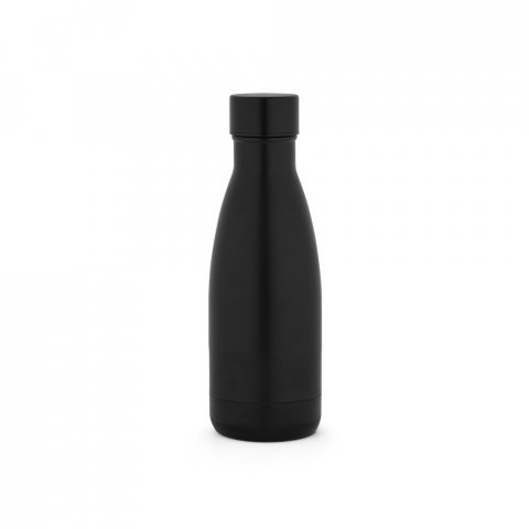 RE-BUFFON S. Termos fabricat din 90% oțel inoxidabil reciclat 400 ml - Negru