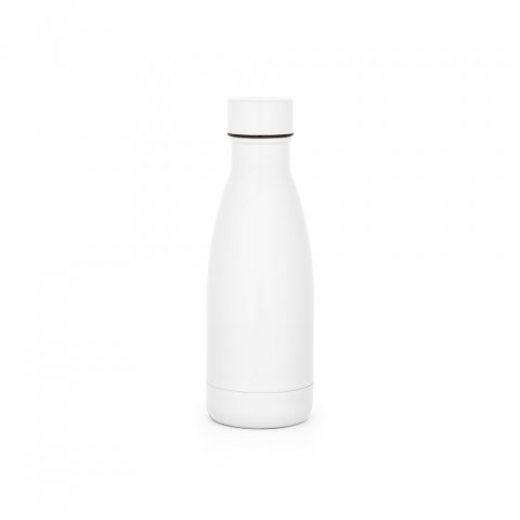 RE-BUFFON S. Termos fabricat din 90% oțel inoxidabil reciclat 400 ml - Alb