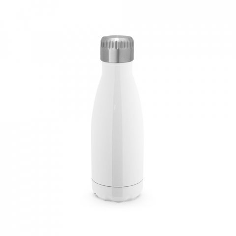 AMORTI S. Butelka sublimacyjna ze stali nierdzewnej 380 ml - Biały