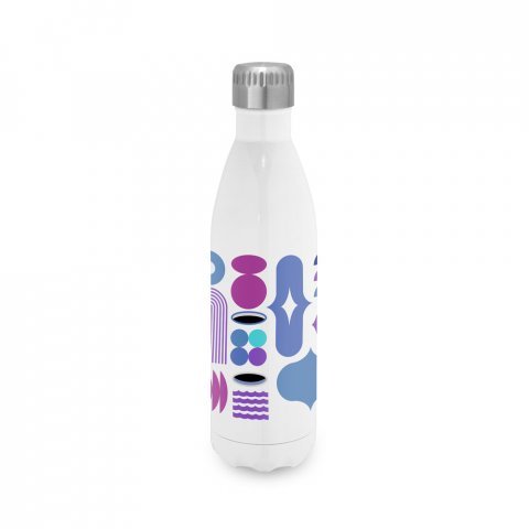 AMORTI L. Rostfri sublimeringstermos 800 ml - Vit