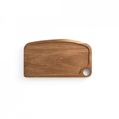 CAPER. Akasietreplate - M&oslash;rk naturell 