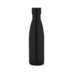 RE-BUFFON M. Thermos en acier inoxydable recycl&eacute; &agrave; 90 % 520 ml - Noir