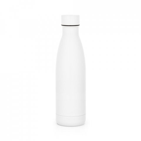RE-BUFFON M. Thermos en acier inoxydable recycl&eacute; &agrave; 90 % 520 ml - Blanc