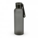 RIO rPET. Recycled PET (100% rPET) bottle with matt finish 600 mL - Black