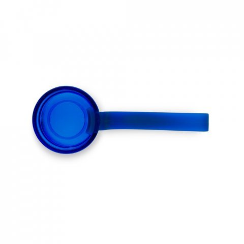 RIO rPET. Recycled PET (100% rPET) bottle with matt finish 600 mL - Blue