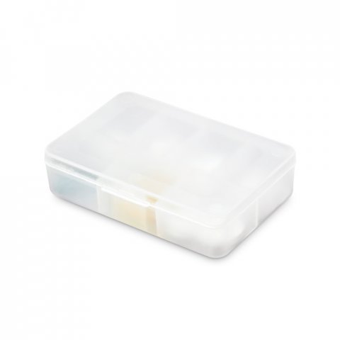 JIMMY. Pill box with 7 dividers - White