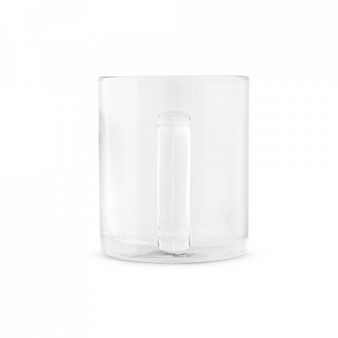 CARMO. Cană din sticlă pentru sublimare 350 mL - Transparent