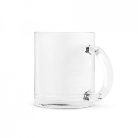 CARMO. Cană din sticlă pentru sublimare 350 mL - Transparent