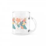CARMO. Cană din sticlă pentru sublimare 350 mL - Transparent
