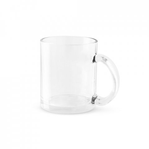 CARMO. Cană din sticlă pentru sublimare 350 mL - Transparent
