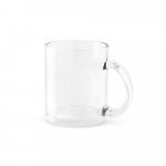 CARMO. Cană din sticlă pentru sublimare 350 mL - Transparent