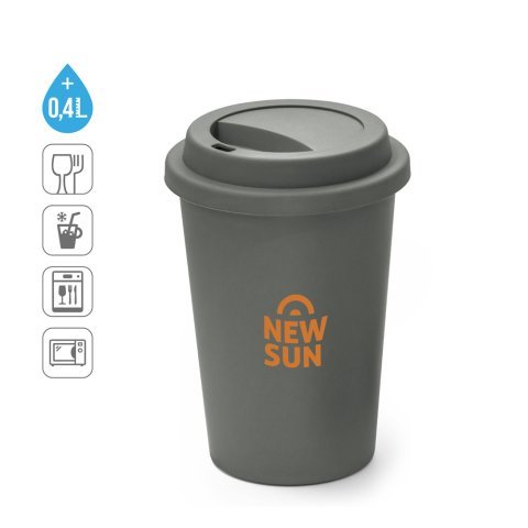 TONALI 450. Uudelleenk&auml;ytett&auml;v&auml; kuppi PP:st&auml; 450 ml