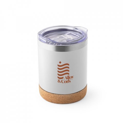 SOLBERG TUMBLER. Nerezov&yacute; cestovn&iacute; hrnek 400 ml - B&iacute;l&aacute;