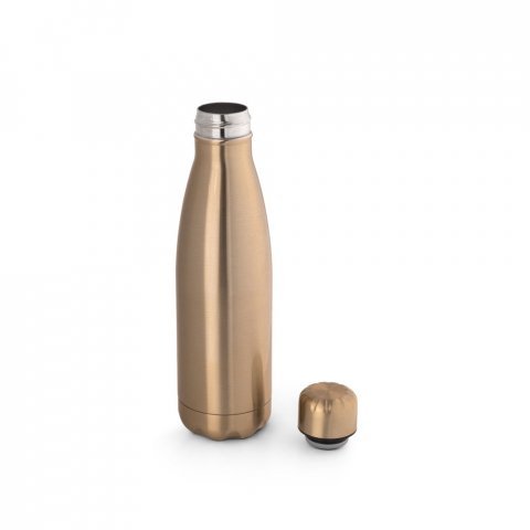 SHOW METALLIC. Sticlă din oțel inoxidabil cu finisaj metalic mat 510 ml - Auriu satinat