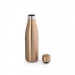 SHOW METALLIC. Sticlă din oțel inoxidabil cu finisaj metalic mat 510 ml - Auriu satinat