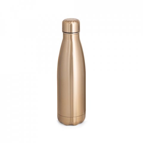 SHOW METALLIC. Sticlă din oțel inoxidabil cu finisaj metalic mat 510 ml - Auriu satinat