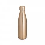 SHOW METALLIC. Sticlă din oțel inoxidabil cu finisaj metalic mat 510 ml - Auriu satinat