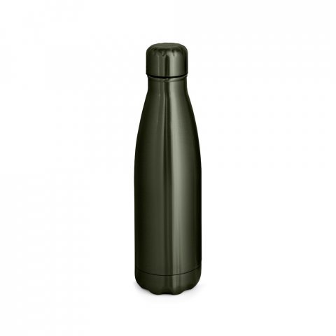 SHOW METALLIC. Sticlă din oțel inoxidabil cu finisaj metalic mat 510 ml - Gun metal