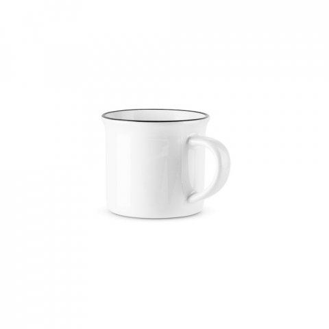 SELDEN. Tasse en c&eacute;ramique pour sublimation 280 mL - Blanc